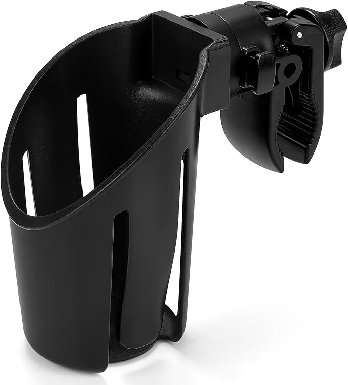 Accmor Universal Cup Holder, Stroller Cup Holder, 360° Rotatable Large Caliber Designed Bottle Holder for Stroller, Bike, Wheelchair, Walker, Scooter