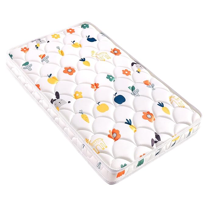 Baby Bassinet Mattress 29 x 18 inches- Firm Support and Comfort Premium Foam,Noiseless and Odorless,Hypoallergenic Small Crib Mattress, Fits Moses Basket, Dual Sided with Soft Breathable Fabric
