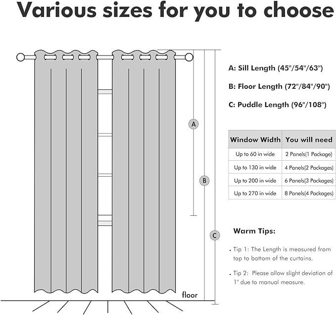 MIULEE Linen Texture Curtains for Bedroom Solid 100% Blackout Thermal Insulated Dark Grey Curtains Grommet Room Darkening Drapes Luxury Decor for Living Room Nursery 52x96 Inch (2 Panels)