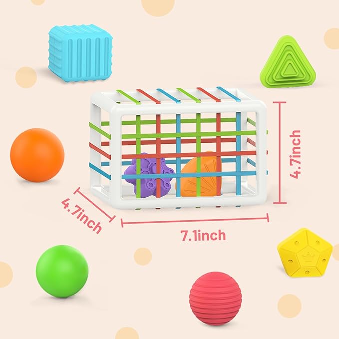 MINGKIDS Bath Toys 12-18 Months,Baby Sensory Fine Motor Skills Developmental Toys,Gifts for 6 9 12 18 Month Age 1 2 3 4 One Two Year Old Boys Girls Kids