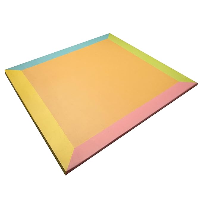 Zety Compatible Baby Play Mat - PU Leather Baby Playpen Mat - Waterproof Baby Play Mats for Floor - 1.5" Thick High Density Foam Play Mat (Colored, 8-Panel) (Colored, 8-Panel)
