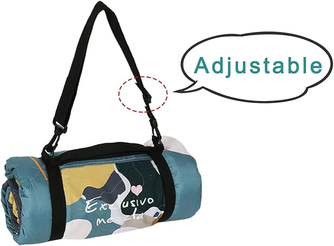 Exclusivo Mezcla Waterproof Picnic Blanket 60x80 Inches Large Multicolor Floral Polyester Sandproof Modern Camping Blanket