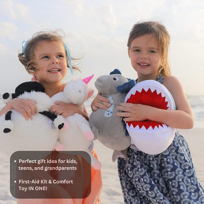 Plush First Aid for Home - Aid Kit for Kids - Toddler First Aid Kit - Mini Boo Boo Kit – Emergency First Aid Kit Classroom – Arlo Sheep Plush Bag