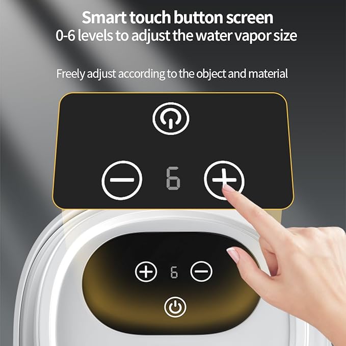 Handheld Steam Cleaner,Portable High-Pressure Steam Cleaner with Smart Touch Screen, Steam Cleaner for Home Cleaning of Bathroom,Furniture,Car, Shower,Kitchen, and Toys