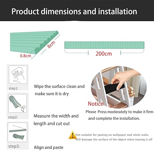 Bunk Bed Ladder Pads,Self-Adhesive Bunk Bed Ladder Cover Foam Padding,Traction Treads for Stair Steps,Soft Extra-Wide Edge Protector,Furniture 6.5 Ft Brown