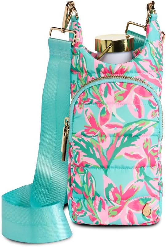 WanderFull® Original HydroBag® Collection, Water Bottle Holder w/Strap & Phone Pocket, Hands-Free Crossbody Water Bottle Bag