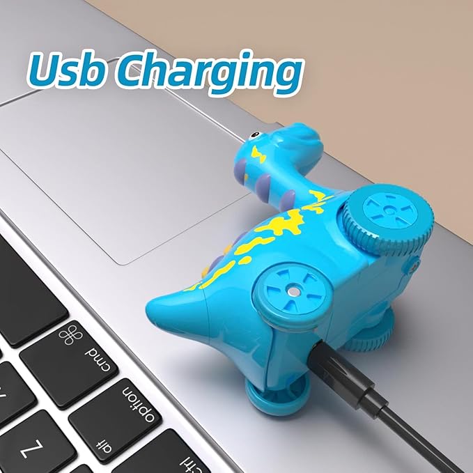 Interactive Musical Walking Following Dinosaur Toy, Rechargeable Sensory Music Development Toy, Fun Moving Toy for Kids Age 3,4,5 and Up