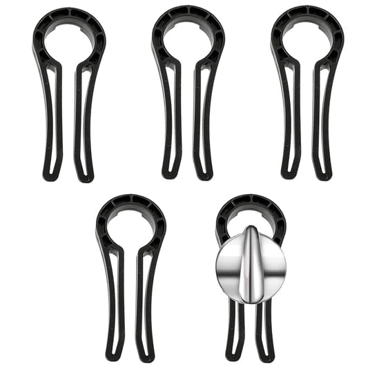 Stove Knob Safety Covers for Child, Gas Stove Knob Locks, Oven Lock Child Safety Stove Guard Black, Stove Knob Safety Cover for Child and Pet (5 Pack)