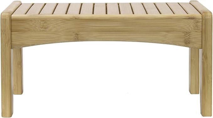 Sorbus Small Bamboo Step Stool - Wooden Foot Rest Stool & Potty Training Stool for Kids Toddlers