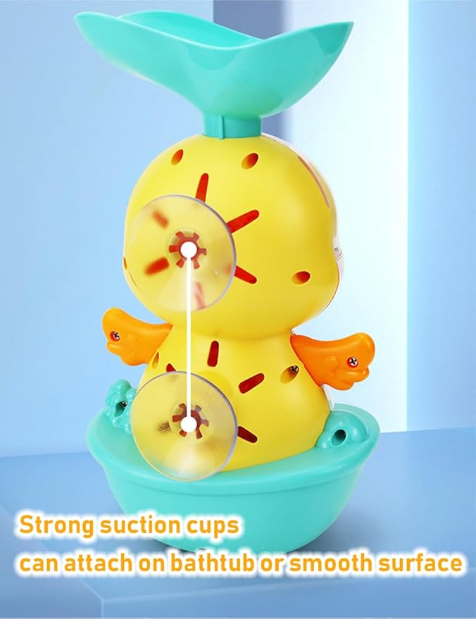 Bath Toys for 12 24 36 Months Babies, Bathtub Toys for Toddlers Kids Ages 1-3, 4-8, Waterfall Bath Toys for Boys and Girls, Small