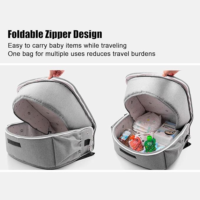 Baby Lounger - Baby Lounger Pillow for Newborn, 0-18 Months, Foldable Infant Lounger Soft Breathable for Home and Travel