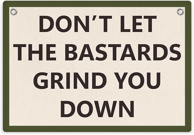 Funny Banner, Inspirational Wall Decor, Positive Affirmations Wall Hanging, Motivational Gifts Banner Flag, Wall Flag Home Living Room Apartment Dorm Office Decor, Banner for Room