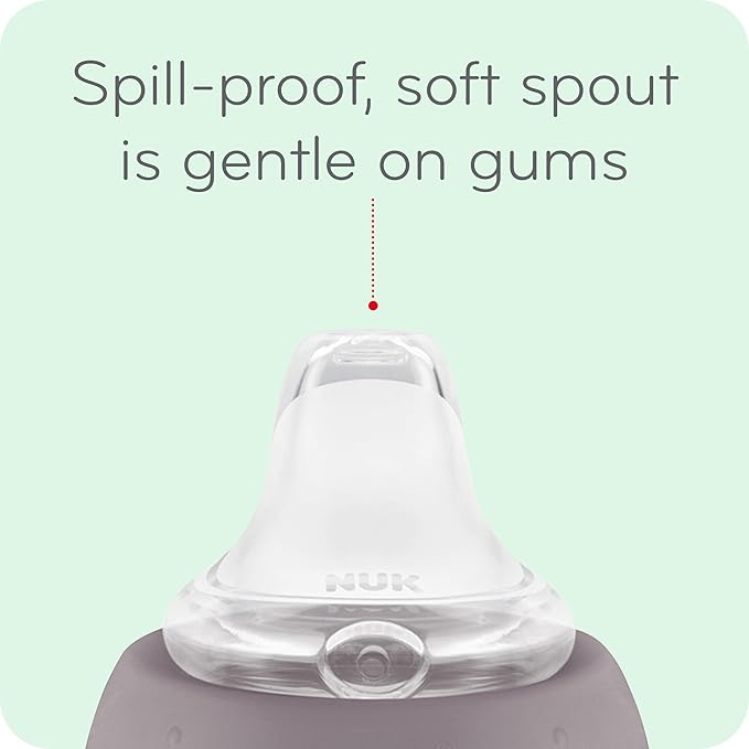 NUK Mickey Mouse Large Learner Cup 10oz 2pk – BPA Free, Spill Proof Sippy Cup