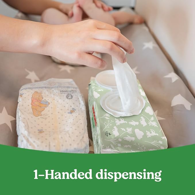 Huggies Natural Care Sensitive Baby Wipes, Unscented, Hypoallergenic, 99% Purified Water, 24 Soft Packs of 56 (1344 Wipes Total)