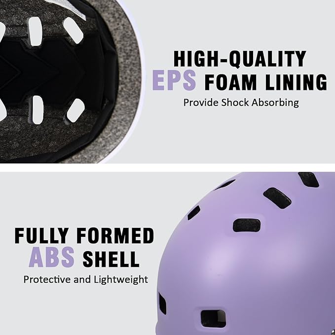 Youth Kids Bike Helmet, Skateboard Bicycle Helmet for Age 5-8-10-12-14 Teen Boys Girls Adjustable and Multi-Sport for Scooter Roller/Inline Skate