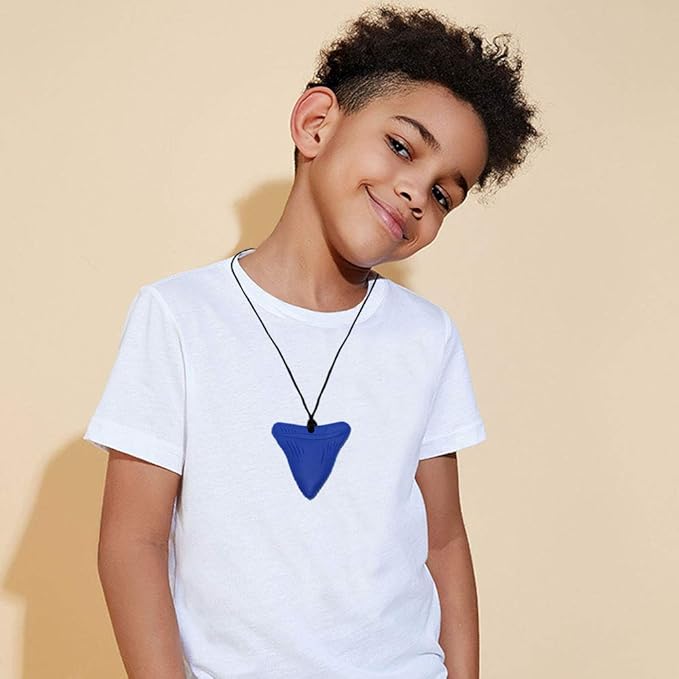 Chew Necklaces for Sensory Kids, 3 Pack Sensory Toys Silicone Chewy Necklace Sensory for Autism, ADHD, Anxiety or Other Special Needs- Reduces Chewing Fidgeting for Boys Girls Adults Chewer