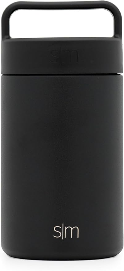 Simple Modern Food Jar for Hot Food | Reusable Stainless Steel Vacuum Insulated Leak Proof Lunch Storage for Smoothie Bowl, Soup, Oatmeal | Provision Collection | 16oz | Midnight Black