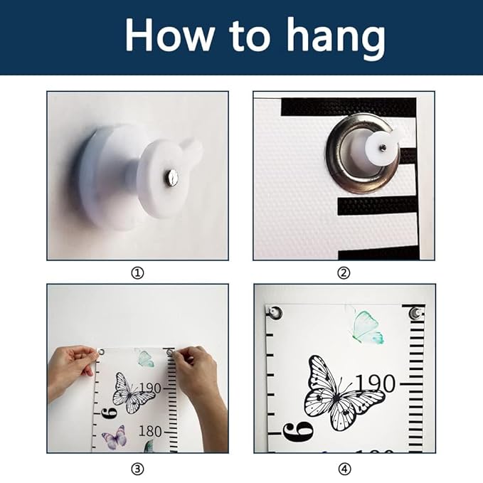 Outer Space Growth Chart for Kids Planets Baby Height Chart Canvas Height Measuring Rulers for Boys Girls Removable Growth Height Chart for Nursery Toddlers Child's Room Decor 79" x 7.9"