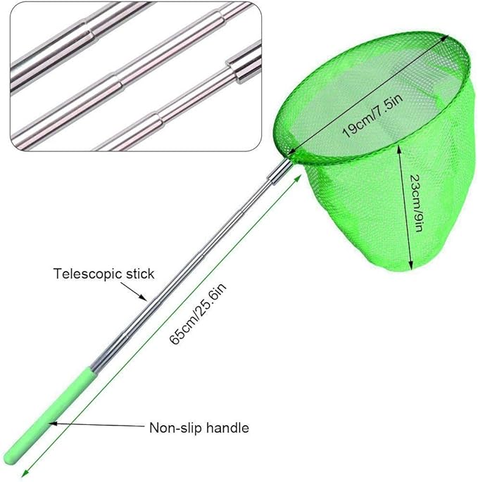 Kids Outdoor Adventure Set :Educational Children’s Toys Binoculars, LED Headlamp Flashlight, Compass, Magnifying Glass Whistle Butterfly Net & Backpack(Camo Color) for Boys