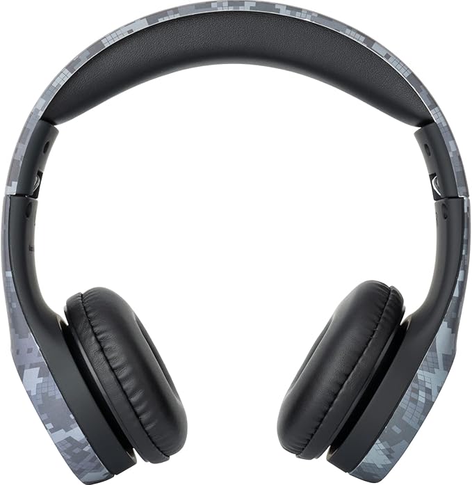 Snug Play+ Kids Headphones – Volume Limited 93dB for Safe Listening – Foldable, Durable Headphones for Toddlers, Boys & Girls – Tangle-Free Cord – Ideal for Travel, School, Tablets - Black Digi Camo