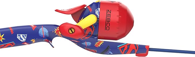 Zebco Youth 29-Inch Floating Spincast Reel and Fishing Rod Combo, Size 20 Reel, Pre-Spooled with 6-Pound Cajun Line