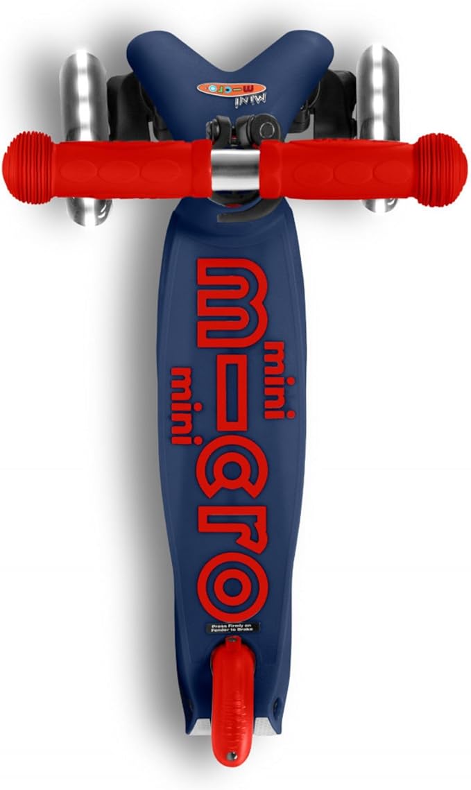 Micro Kickboard Mini Deluxe LED Three-Wheeled Lean-to-Steer Swiss-Designed Micro Scooter