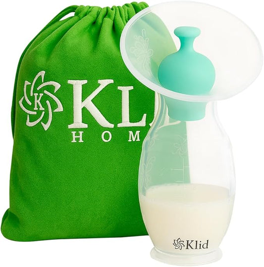 Manual Breast Pump - Breast Milk Collector - Manual Breast Milk Extractor - Breast Milk Extractor Pump - Breastfeeding Pump - Breast Milk Container with Lid and Stopper, BPA and PVC Free