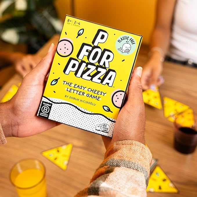 Big Potato P for Pizza: Family Card Game | Great for Adults and Kids | Perfect for The Holidays and Family Game Night | Compact Card Game