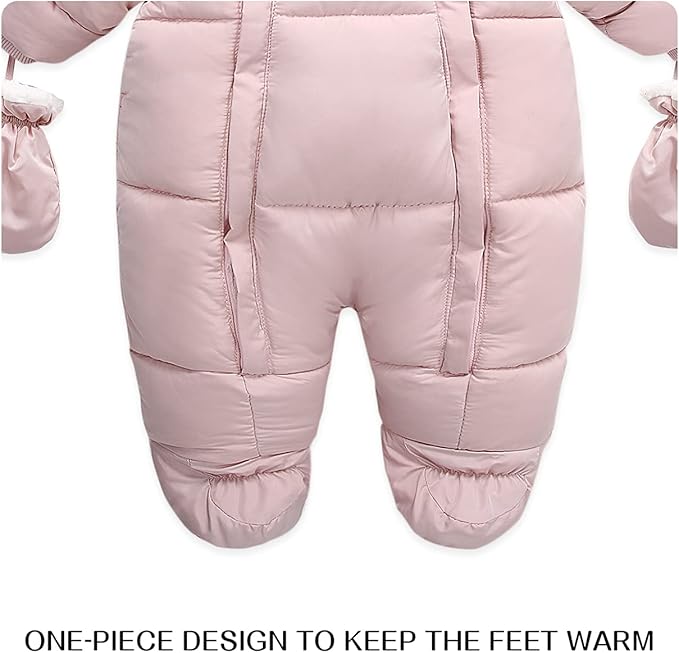 Baby Girl Winter Snowsuit Toddler Jacket Clothes For Boy Infant Jumpsuit Hoodied