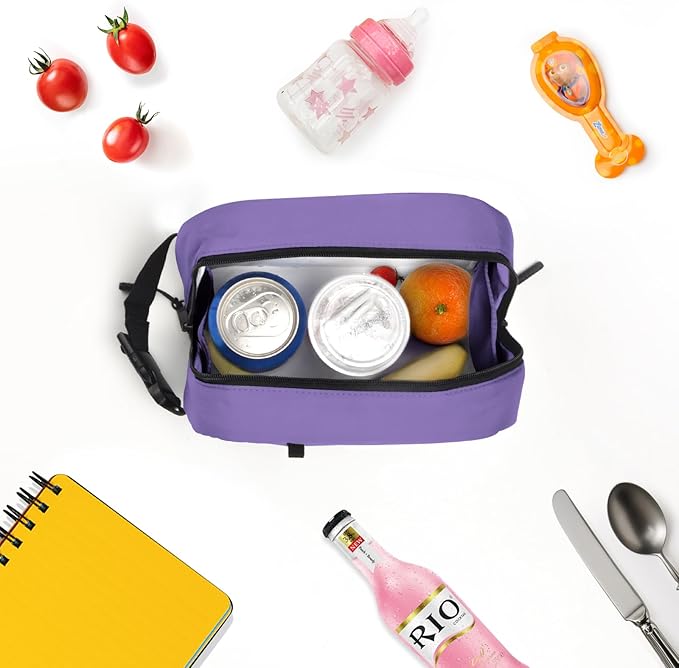 Cerbonny Small Cooler Bag Freezable Lunch Bag for Work School Travel, Leak-proof, Insulated, Suitable for 3+