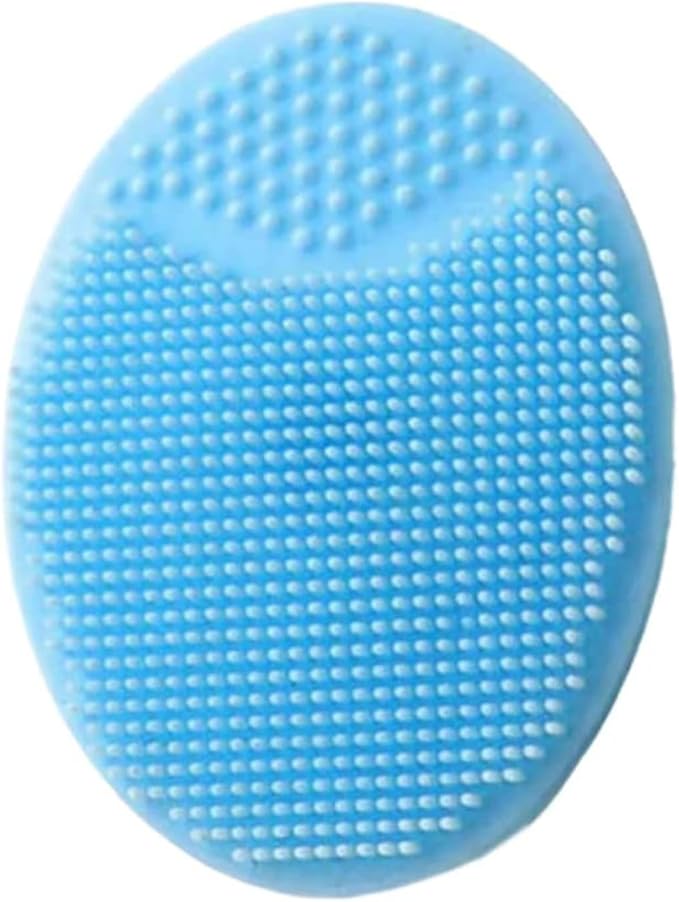 PandaEar Baby Healthcare & Grooming Kit - Baby Safety Set Comb, Brush, Finger Toothbrush, Nail Clippers, Scissors, Nasal Aspirator - Nursery Care Kit (Blue)