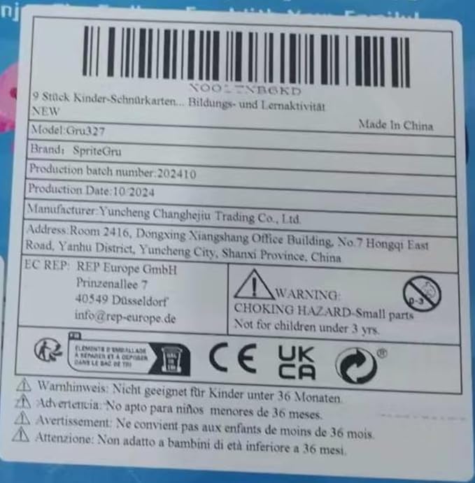 9 Pieces Kids Lacing Cards, Double Sided Sewing Cards in 9 Marine Animal Cards with 9 Colorful Laces, Imagination Development Lacing Toys Games for Children Educational and Learning Activity