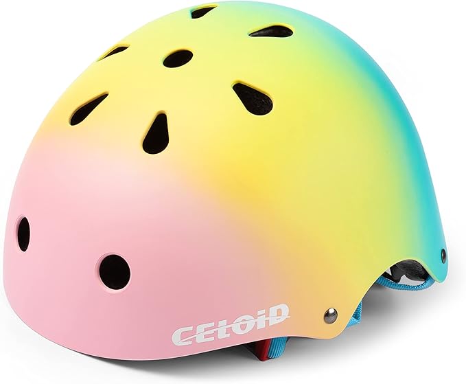 Kids Bike Helmet,Toddler Skateboard Helmets for Ages 2-3-5-8-14 Years Boys Girls，Adjustable Multi-Sport Bicycle Skateboarding Football Roller Skating Scooter Rollerblade Balance Bike Helmet