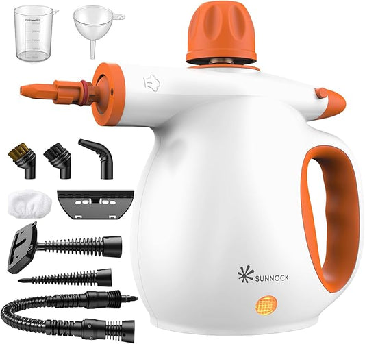 ETL-Certified Handheld Steam Cleaner - 221℉ 3.5 Bar Pressure, Chemical-Free Multi-Surface Cleaner for Kitchen, Bathroom, Car - Heats in 3-5 Mins