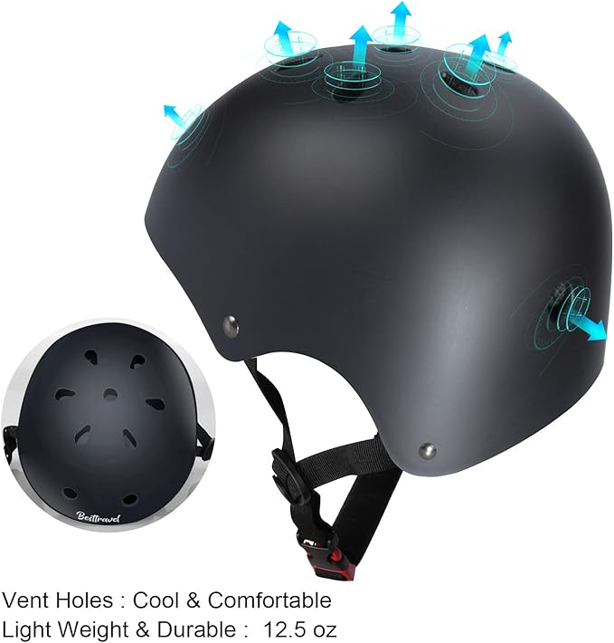 Kids Helmet, Toddler Adjustable Kids Ages 3-8 Years Old Boys Girls Multi-Sports Safety