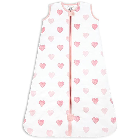 Mama Cheetah Baby Sleep Sack 2.5 TOG, Winter Baby Sleeping Bag with 2-Way Zipper, Organic Cotton Swaddle Transition Wearable Blanket for Boy Girl Infant Toddler, 0-6 Months