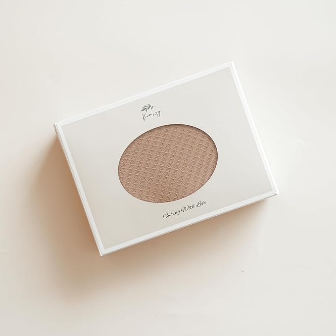 Konssy Nursing Cover for Breastfeeding, Soft & Breathable Privacy Poncho, Multi-Use Feeding Shawl, Comfortable & Portable Breastfeeding Cover for Women (Camel)