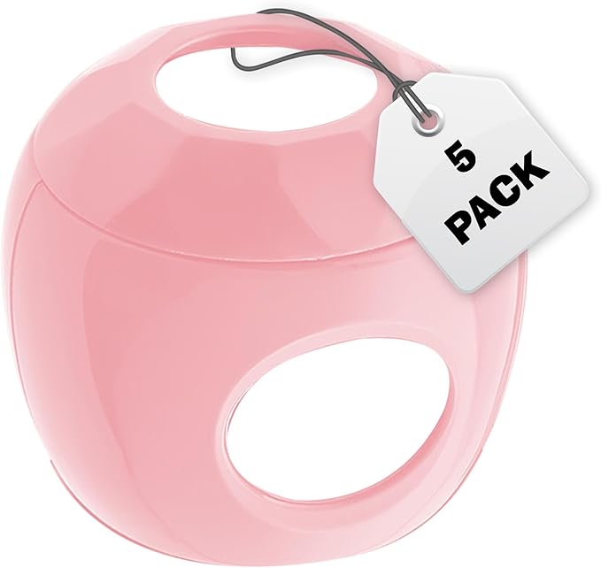 Door Knob Safety Cover for Kids - 5 Pack - Baby Proof Door Knob Covers - Door Locks for Kids Safety Child Proof (Pink)