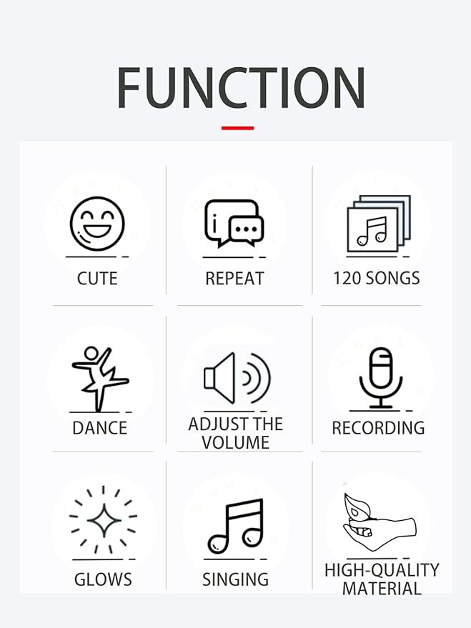 Cactus Baby Toy can be Adjusted Volume, Dancing Singing Musical Gift with LED Light. Baby Toy for Kids Talking Smart Toys, Talking Cactus Exquisite Yarn Bag Packaging