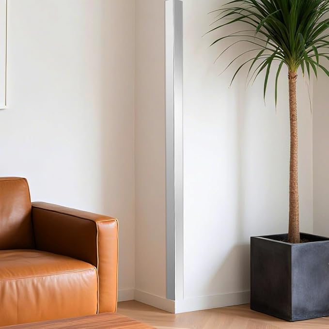 Stainless Steel Corner Guards 10 PCS Wall Corner Protector, 1 x 1 x 48 Inch Metal Corner Protectors for Walls, Silver