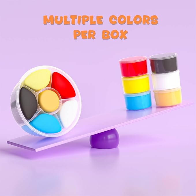 Air Dry Clay Kit - Modeling Clay for Kids 10 Boxes mit Sculpting Tools und Tutorials, Ultra Light & Soft, Safe & Non-Toxic, DIY Model Magic Clay,Creative Crafts Toys Gifts for Girls Boys 3+ Years Old