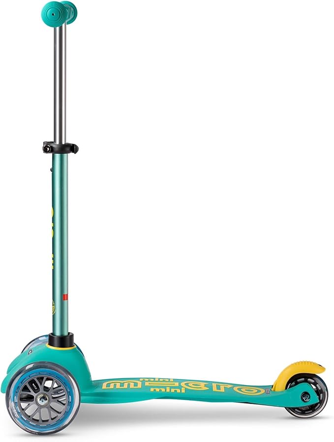 Micro Kickboard - Mini Deluxe Eco, 3-Wheeled, Lean-to-Steer, Swiss-Designed Micro Scooter Made with Recycled and Sustainable Materials, for Preschool Kids, Ages 2-5