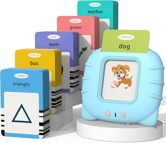 Toddler Learning Toys for 2 3 4 5 Year Old Boys and Girls, Autism Sensory Toys for Autistic Children, Speech Therapy Toys, 112 Cards - 224 Sight Words Talking Flash Cards