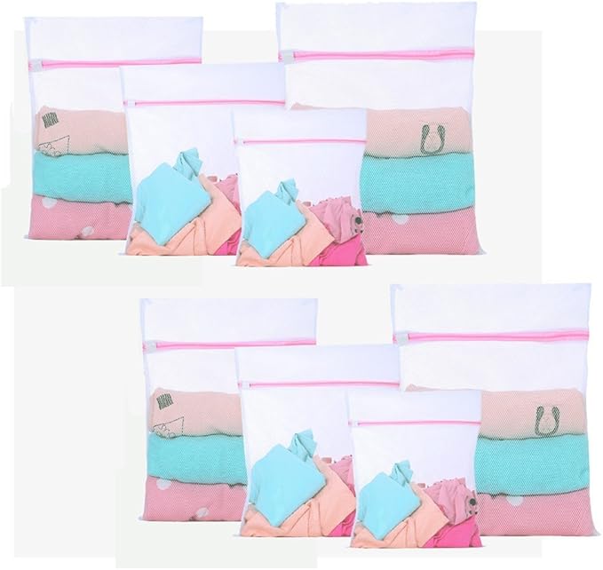 Pack of 5 Mesh Laundry Washing Bags-5 Large for Laundry,Blouse, Hosiery, Stocking, Underwear, Bra and Lingerie, Travel Laundry Bag FBA