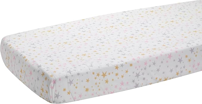 Bedtime Originals Rainbow Unicorn Pink/Purple 4-Piece Baby Crib Bedding Set