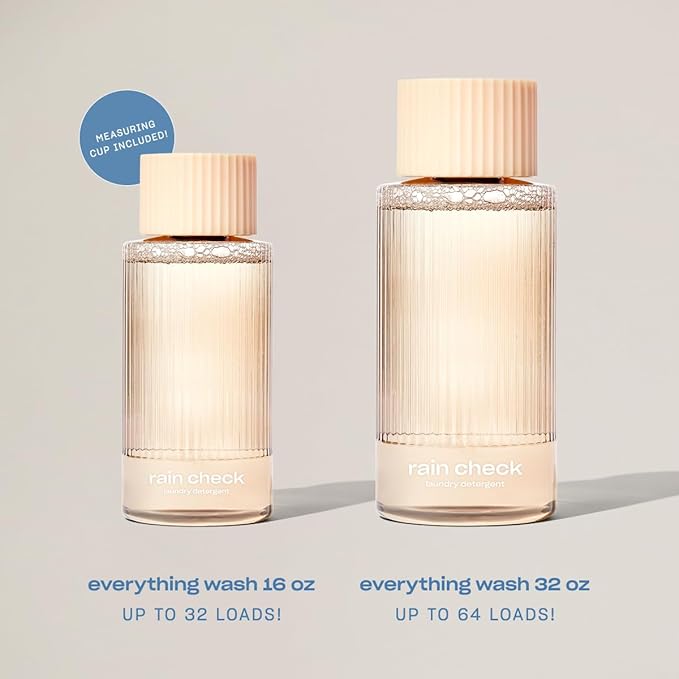 Snif Rain Check Laundry Detergent, Clean and Crisp Scent, 32 Loads, Non-Irritating to Skin, Clean, Non-Toxic, Vegan, Cruelty Free, 16oz