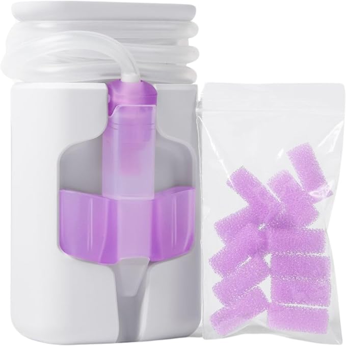 Dr. Noze Best - NozeBot | Electric Baby Nasal Aspirator | Hospital Grade Suction | Nose Sucker and Nasal Vacuum | Safe for Infants and Toddlers (On The Go - Mild Congestion)