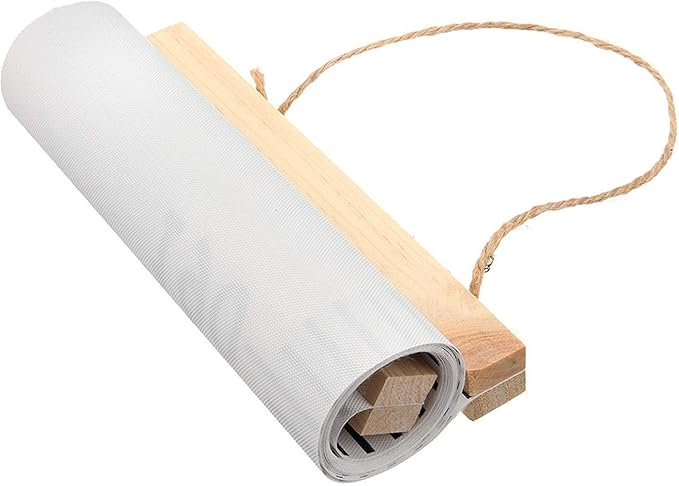 Kids Growth Chart, Wood Frame Fabric Canvas Height Measurement Ruler from Baby to Adult for Child's Room Decoration 7.9 x 79in (7.9 x 79in, Pink & Grey)