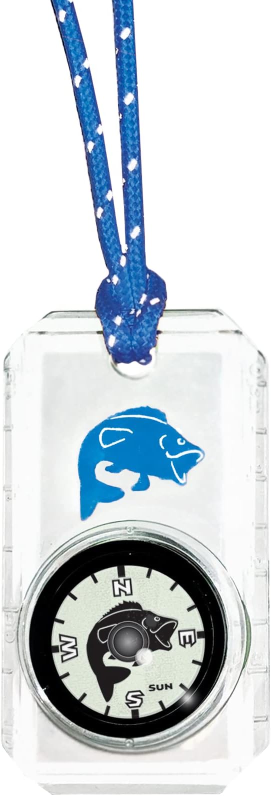 Big Discoveries Wildlife Compass for Kids - Children's Compasses for Camping, Hiking, and Exploring | Break-Away Neon Lanyard