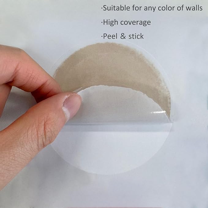 Colorful Polka Dot Wall Decals 36 PCS, Watercolor Dots Wall Sticker for Girls Bedroom Removable Wall Decals Nursery Kids Room Decor (6 Sheets)